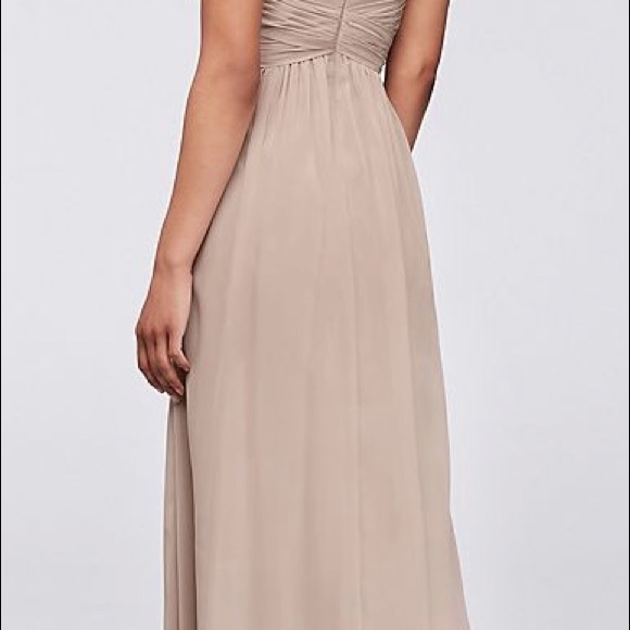 David’s Bridal Bridesmaid Chiffon Dress - Picture 5 of 6